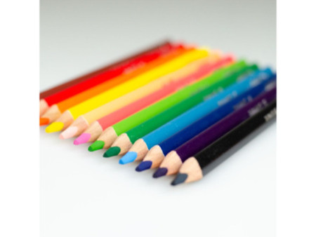 Kores Crayon de couleur 'Kolores JUMBO', étui carton de 12