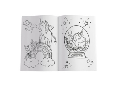 Pelikan Cahier de coloriage 'Ma licorne', A4, & 100 stickers