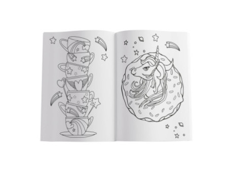 Pelikan Cahier de coloriage 'Ma licorne', A4, & 100 stickers