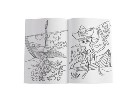 Pelikan Cahier de coloriage 'mon monde sous-marin', A4