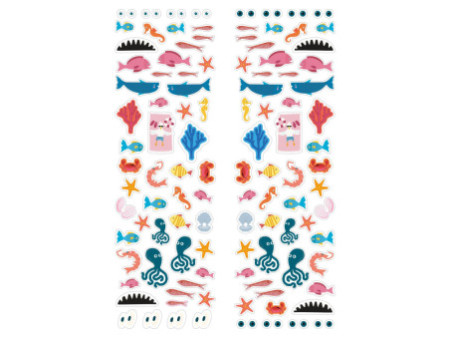 Pelikan Cahier d'art plastique upcycling 'monde aquatique'
