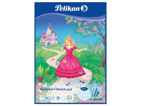 Pelikan Bloc à dessin MC 3/30, A3, 70 g/m2, 30 feuilles