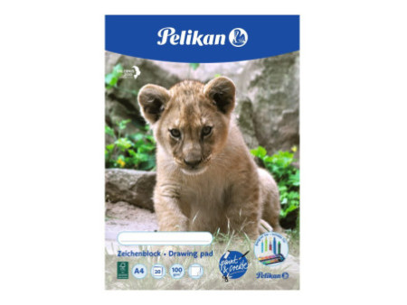 Pelikan Bloc à dessin C 4/20, A4, 100 g/m2, 20 feuilles