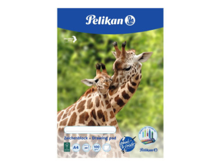 Pelikan Bloc à dessin C 4/20, A4, 100 g/m2, 20 feuilles