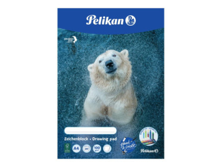 Pelikan Bloc à dessin C 4/20, A4, 100 g/m2, 20 feuilles