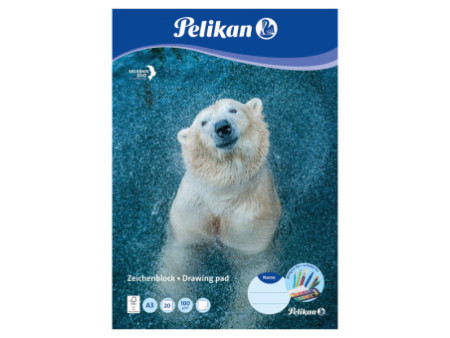Pelikan Bloc à dessin C 3/20, A3, 100 g/m2, 20 feuilles