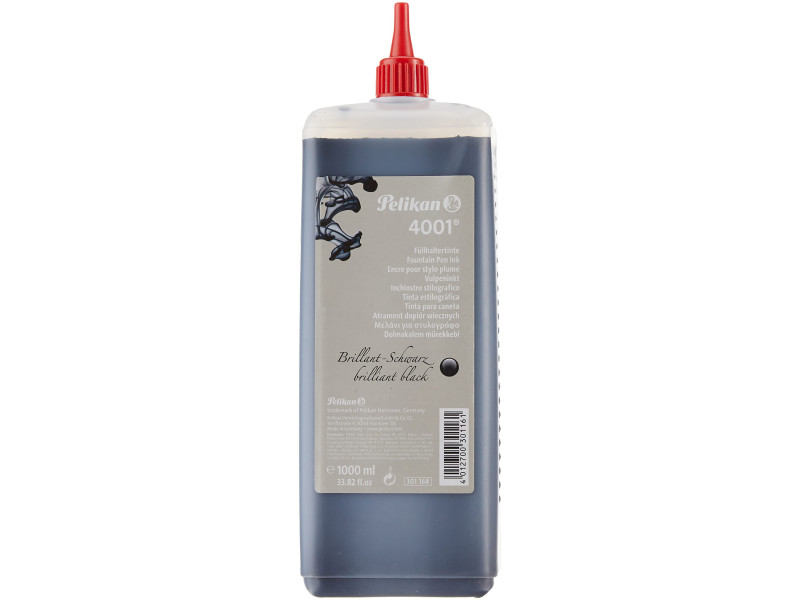 Pelikan Encre 4001 dans un flacon plastique, brillant-noir