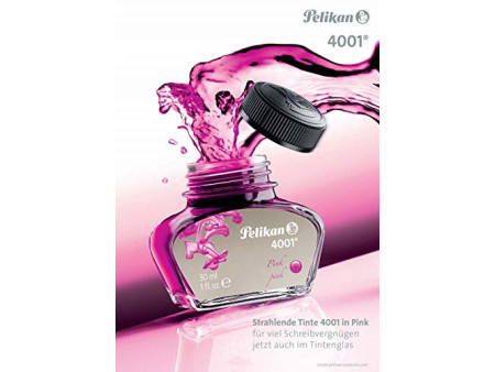 Pelikan Encre 4001 dans un flacon, rose vif, contenu: 30 ml