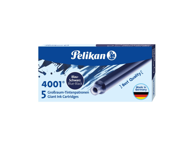 Pelikan Cartouches d'encre grand volume 4001 GTP/5,bleu-noir