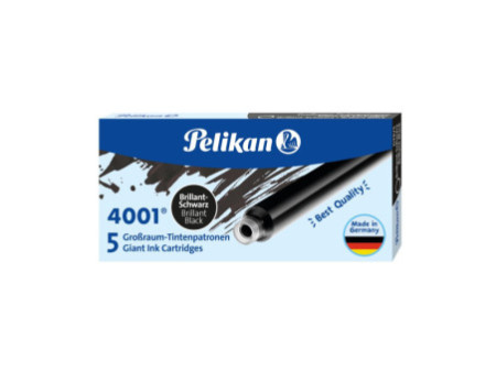 Pelikan Cartouches d'encre longues 4001 GTP/5, noir