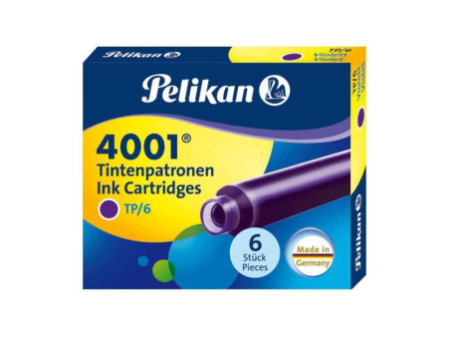 Pelikan Cartouches d'encre 4001 TP/6, rose