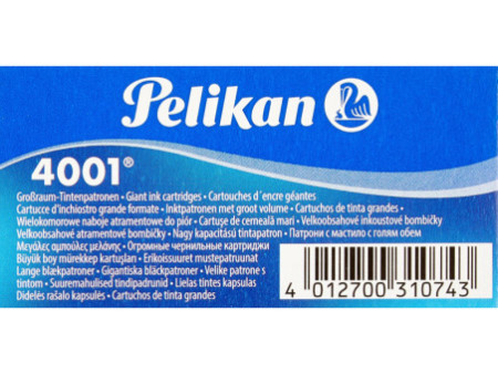 Pelikan Cartouche d'encre longues 4001 GTP/5, bleu