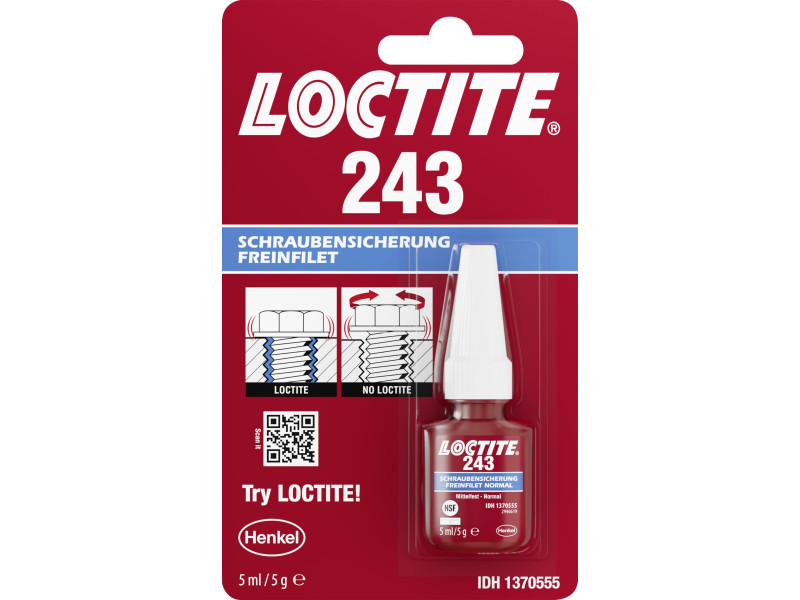 LOCTITE Colle spéciale FREIN FILET, flacon de 5 ml