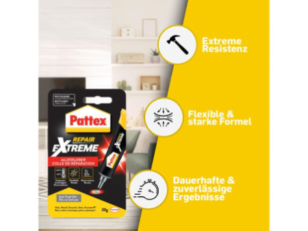 Pattex colle universelle Repair Extreme, tube de 20 g