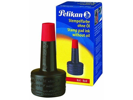Pelikan encre à tampon 4K, rouge, contenu: 28 ml