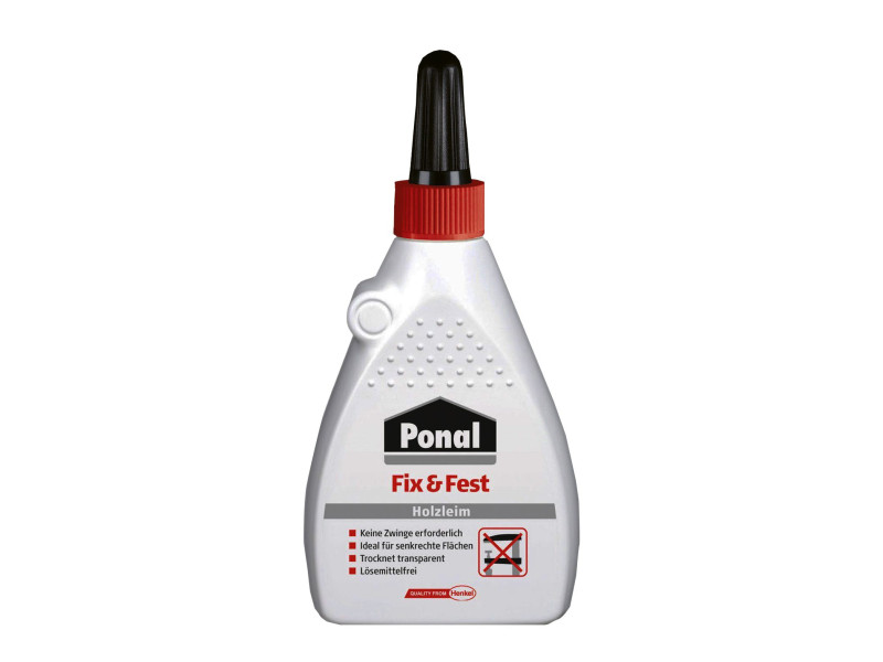 Ponal Colle à bois Fix & Fest, sans solvants, 100g