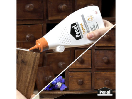 Ponal Colle à bois Express, sans solvant, tube de 225 g