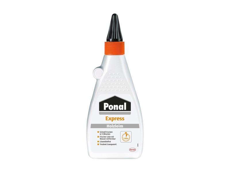 Ponal Colla à bois Express, sans solvant, tube de 550 g