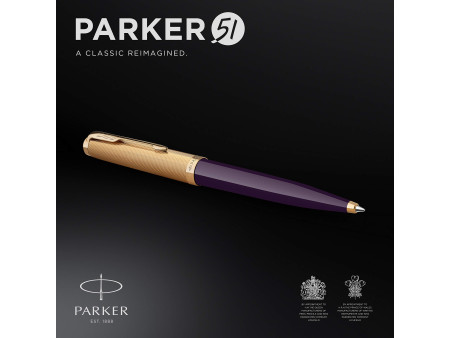 PARKER Stylo à bille Parker 51 Prune G.T.