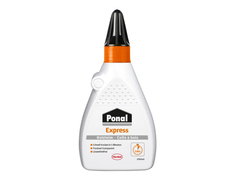 Ponal Colle à bois Express, sans solvant, tube de 60 g