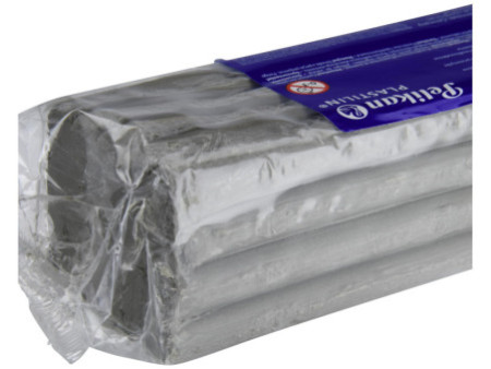 Pelikan Pâte à modeler de qualité plastilin, gris