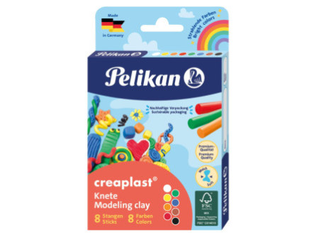 Pelikan Pâte à modeler pour enfants Creaplast, boîte pliante