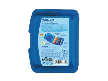 Pelikan Pâte à modeler Creaplast, boîte de 14, bleu