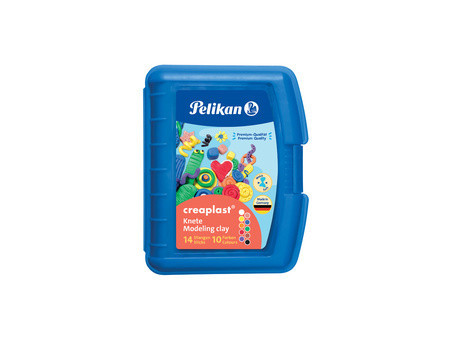 Pelikan Pâte à modeler Creaplast, boîte de 14, rouge