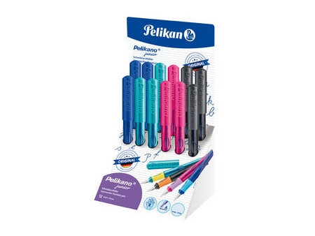 Pelikan Stylo plume Pelikano Junior P68D, dans un présentoir