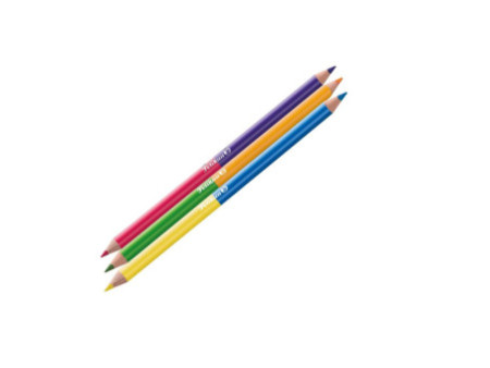 Pelikan Crayons de couleur Bicolor, rond, étui en carton de