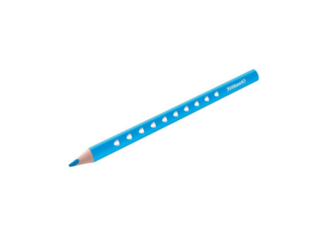 Pelikan Crayon de couleur triangulaire SILVERINO gros, étui
