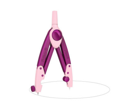 Pelikan Compas scolaire griffix Sweet Berry, boîte pliable