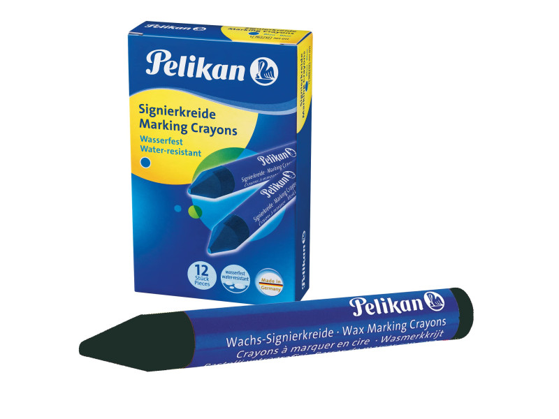 Pelikan Crayons à marquer 762, noir, diamètre: 13,5 mm