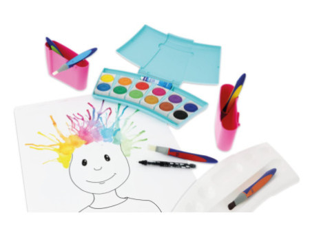 Pelikan Boîte de peinture ProColor 735, 12 couleurs