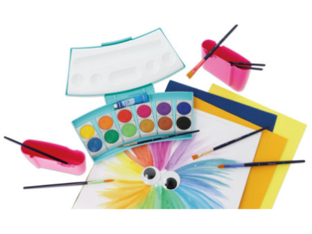 Pelikan Boîte de peinture ProColor 735, 12 couleurs