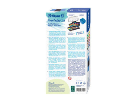 Pelikan Boîte de peinture ProColor 735, 24 couleurs