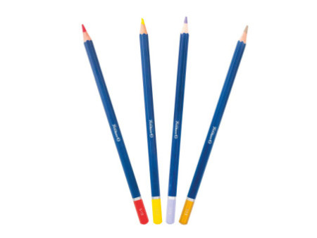 Pelikan Crayon de couleur Premium, étui métal de 48
