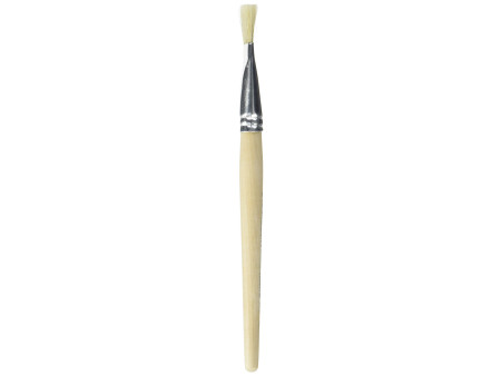 Pelikan Pinceau à soie 613 F, N. 18,manche en bois non laqué