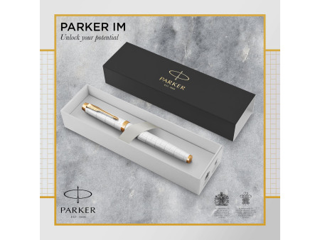 PARKER Stylo plume IM PREMIUM Nacré G.T.