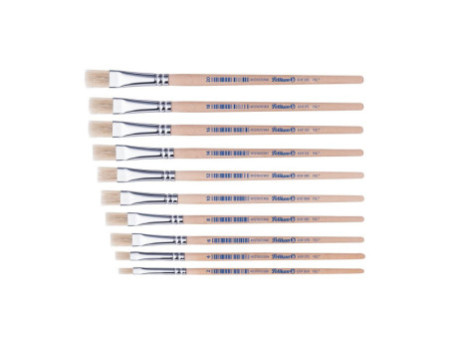 Pelikan Kit de pinceau brosse 613 F, 10 pièces, assorti