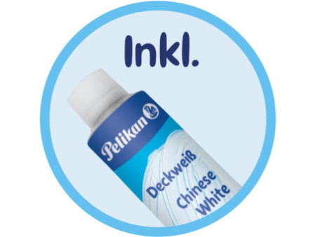 Pelikan Boîte de peinture standard d'école K24, 24 couleurs