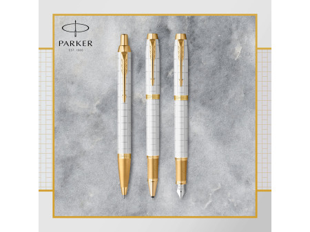 PARKER Stylo plume IM PREMIUM Nacré G.T.