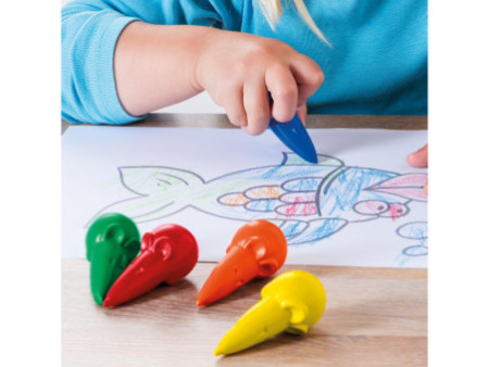 Pelikan Crayons de cire souris, assorti, set cadeau de 6