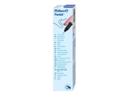 Pelikan Twist Stylo roller Girly Rose, rose-métallique