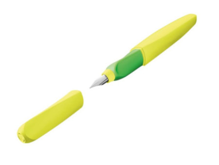 Pelikan Twist Stylo plume Neon, jaune fluo