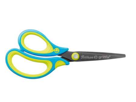 Pelikan Ciseaux scolaires griffix, pointu, Neon Fresh Blue