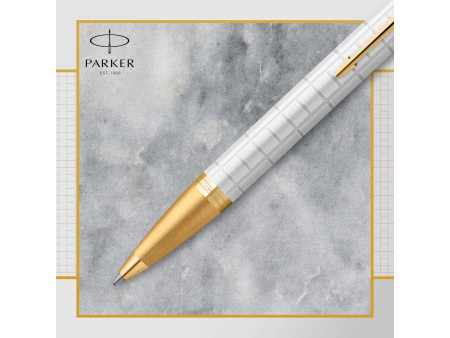 PARKER Stylo à bille rétractable IM PREMIUM Nacré G.T