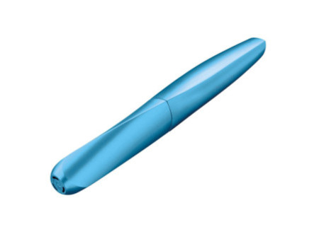 Pelikan Twist Stylo plume Frosted Blue, bleu-métallique