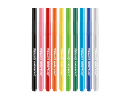 Pelikan Feutre colorella brushpen, étui en carton de 10
