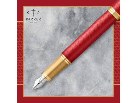 PARKER Stylo plume IM PREMIUM Rouge G.T.